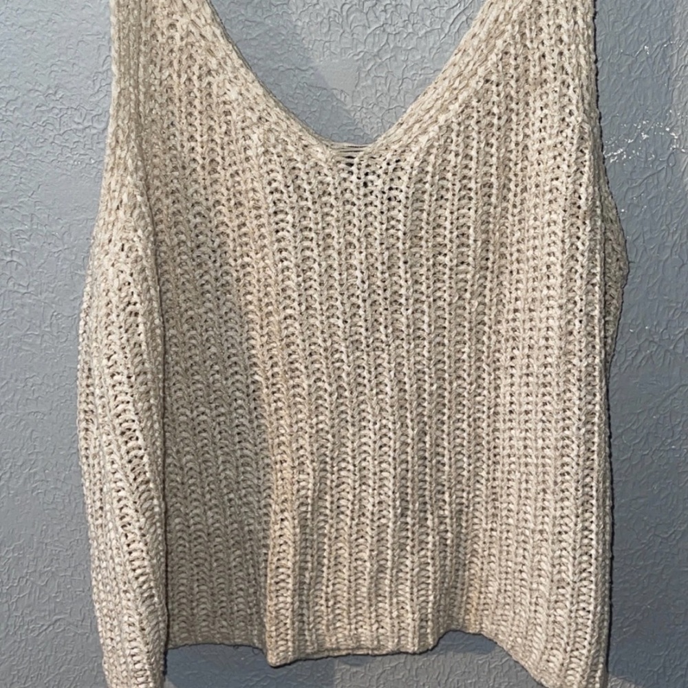 Cropped Knit Shirt